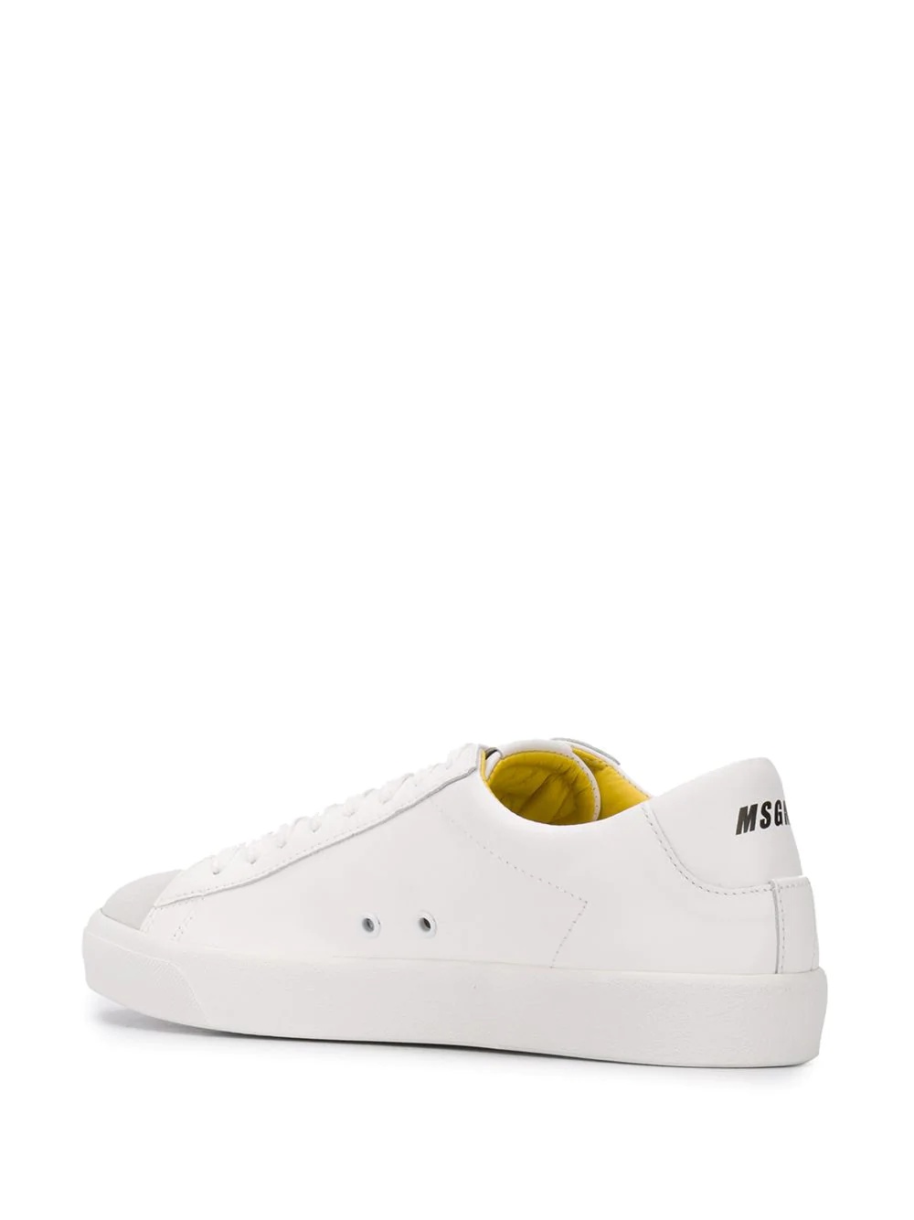 M appliqué low-top sneakers - 3