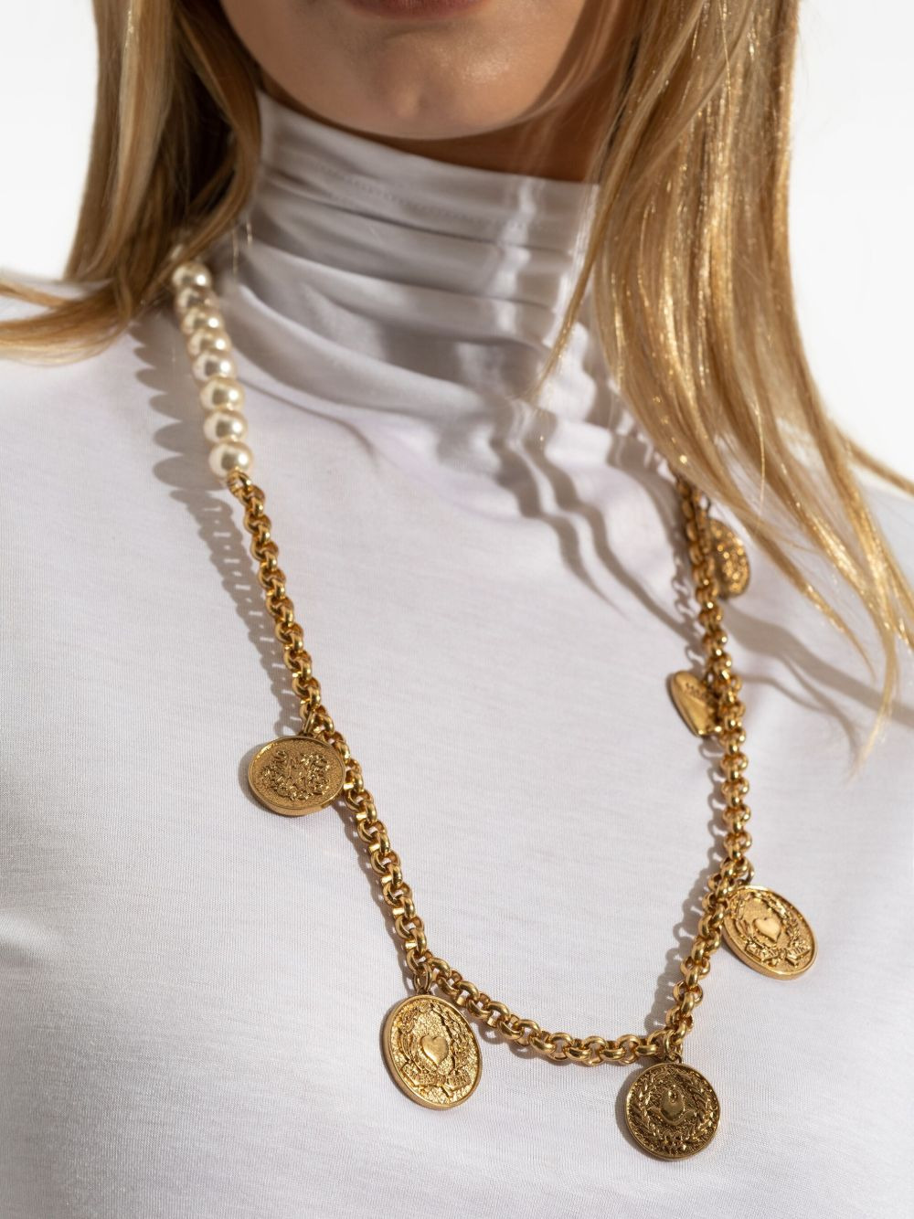 coin-charm necklace - 2