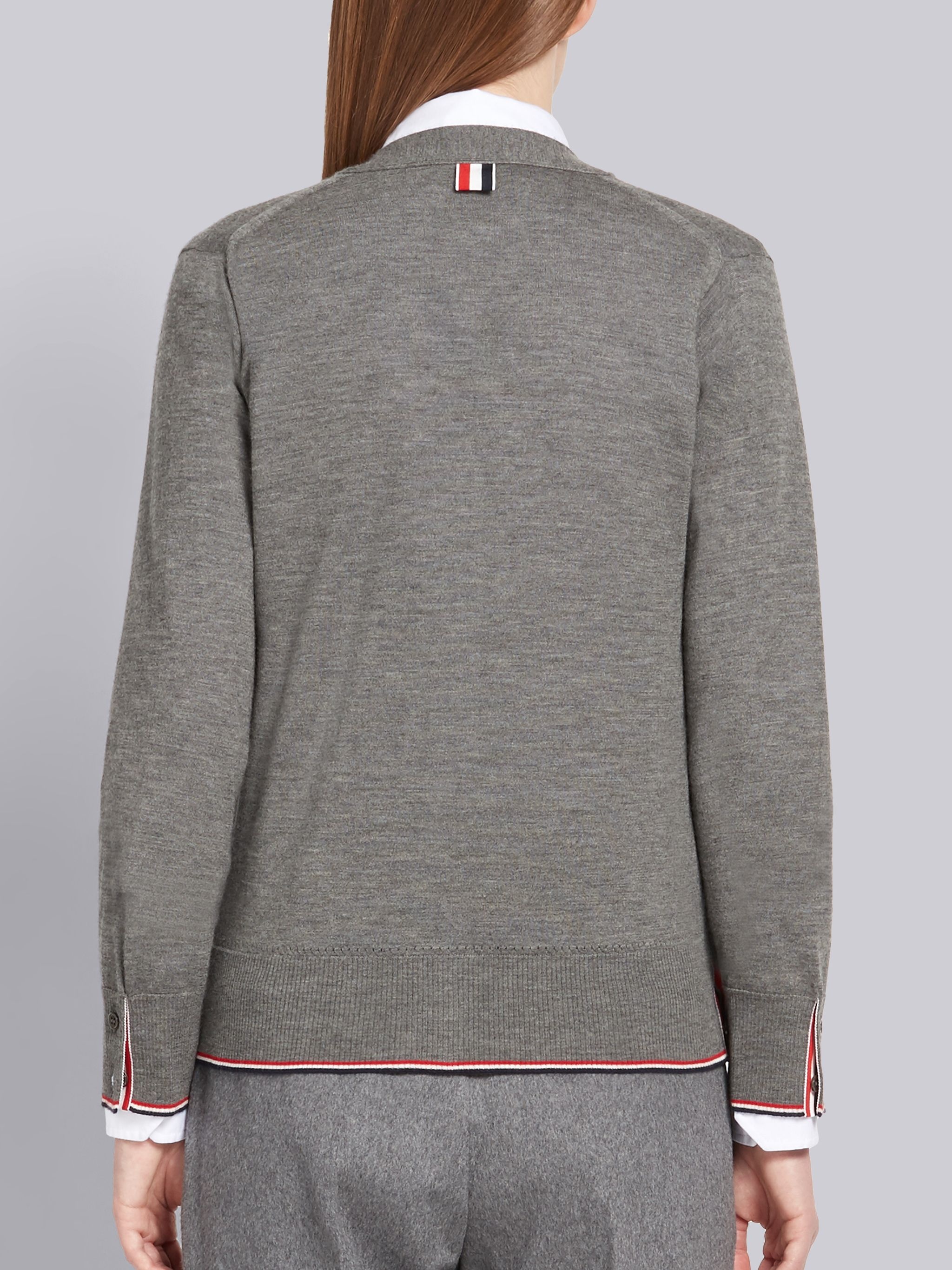 RWB Tipping Cashmere Cardigan - 3