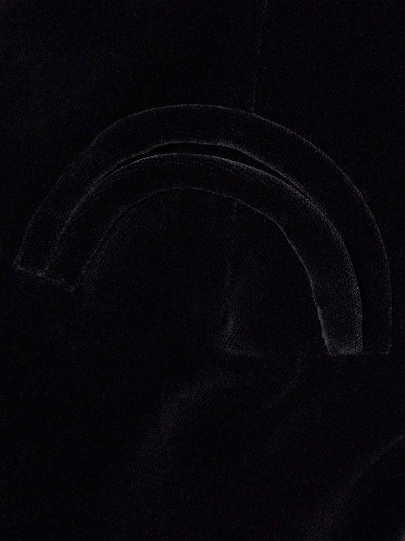 Clyde strapless velvet jumpsuit - 4