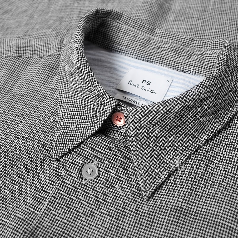 Paul Smith Tab Logo Microcheck Shirt - 3