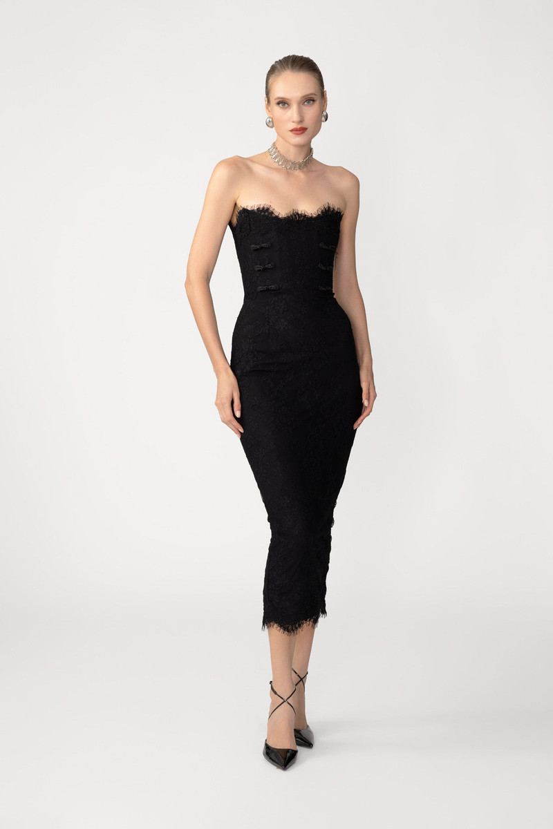 SOFINA LACE MIDI DRESS 2