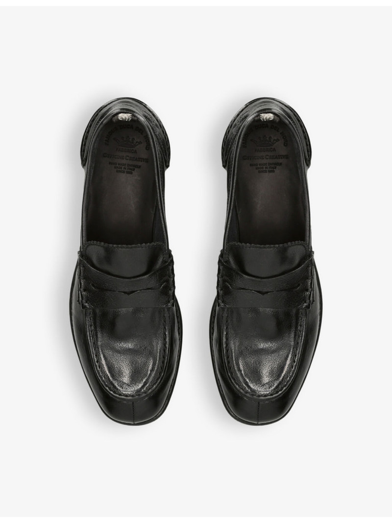 Calixte leather penny loafers 2