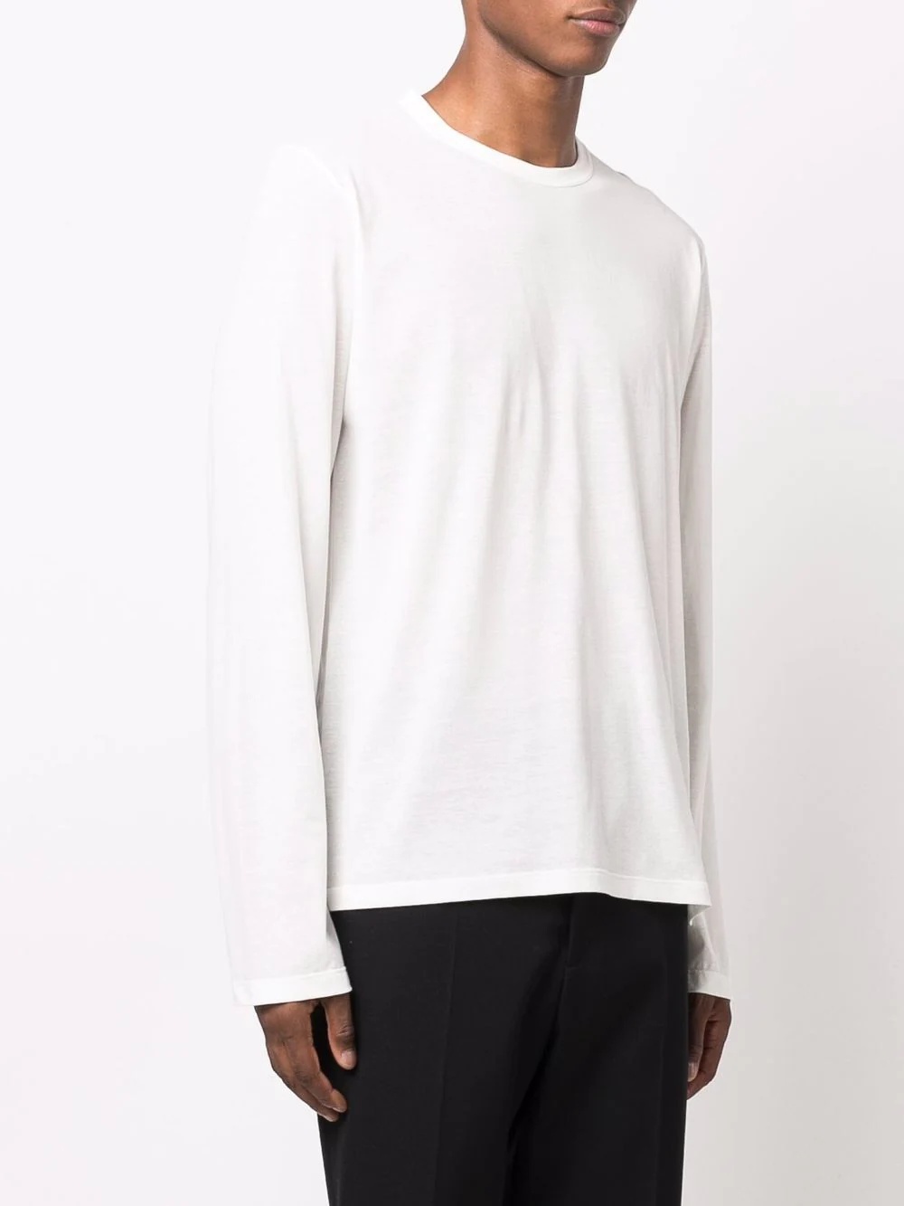 + long-sleeve cotton T-shirt - 3