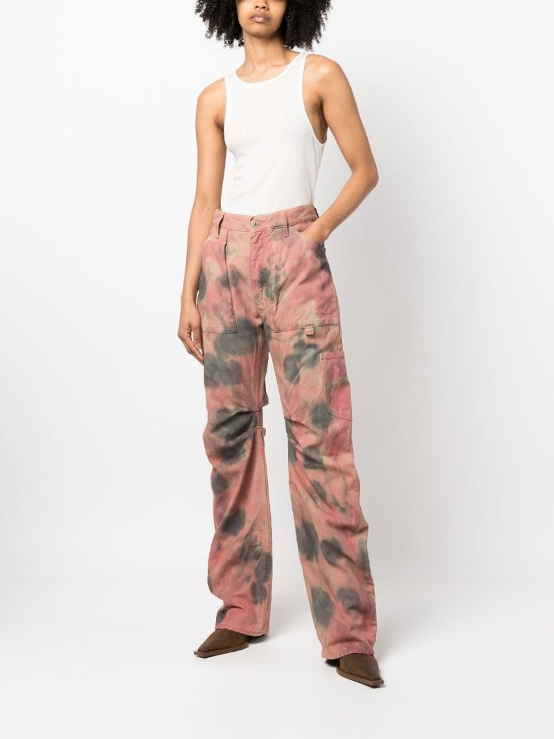 Ben tie-dye cargo trousers - 2