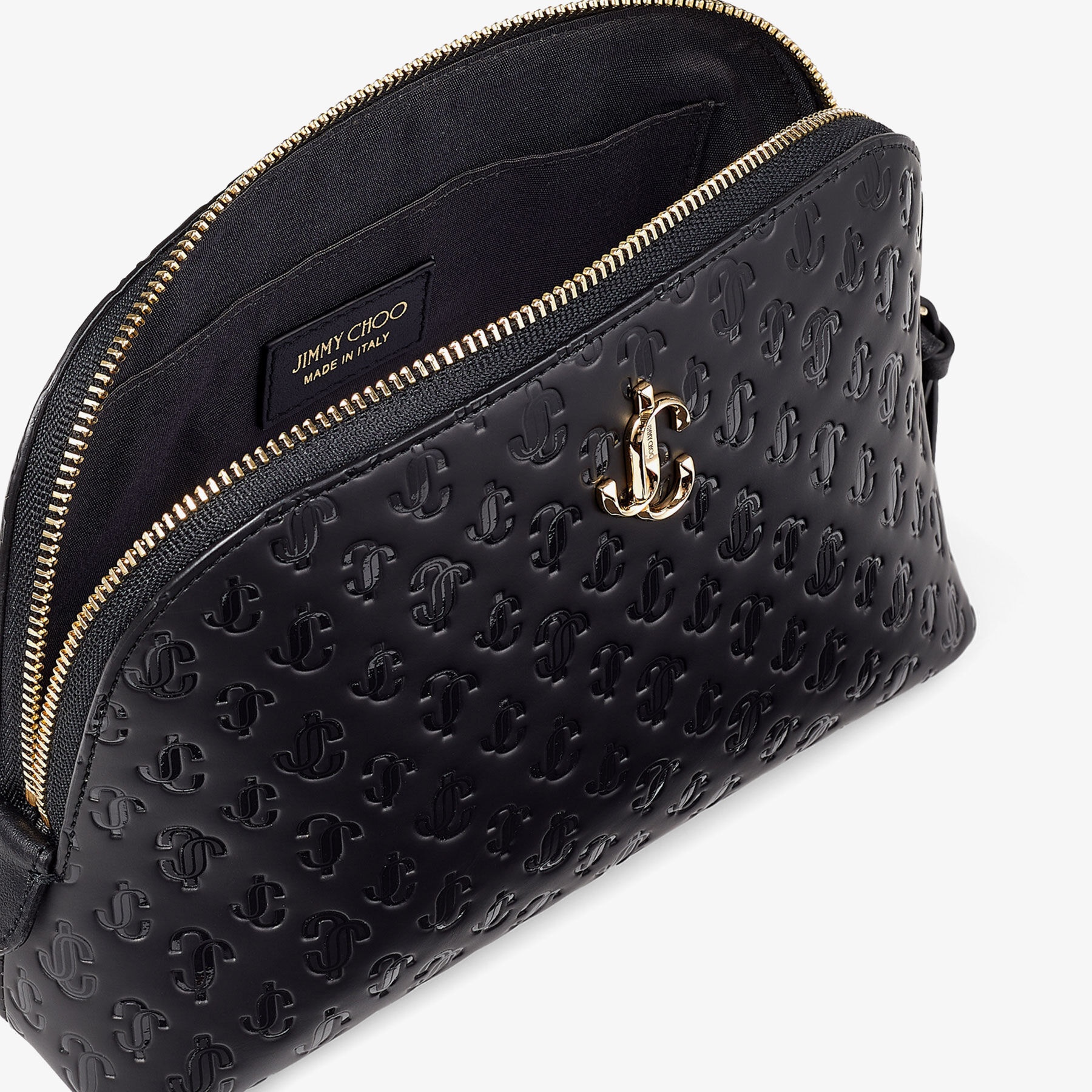 JC Cosmetic Case
Black JC Monogrammed Leather Cosmetic Case - 3