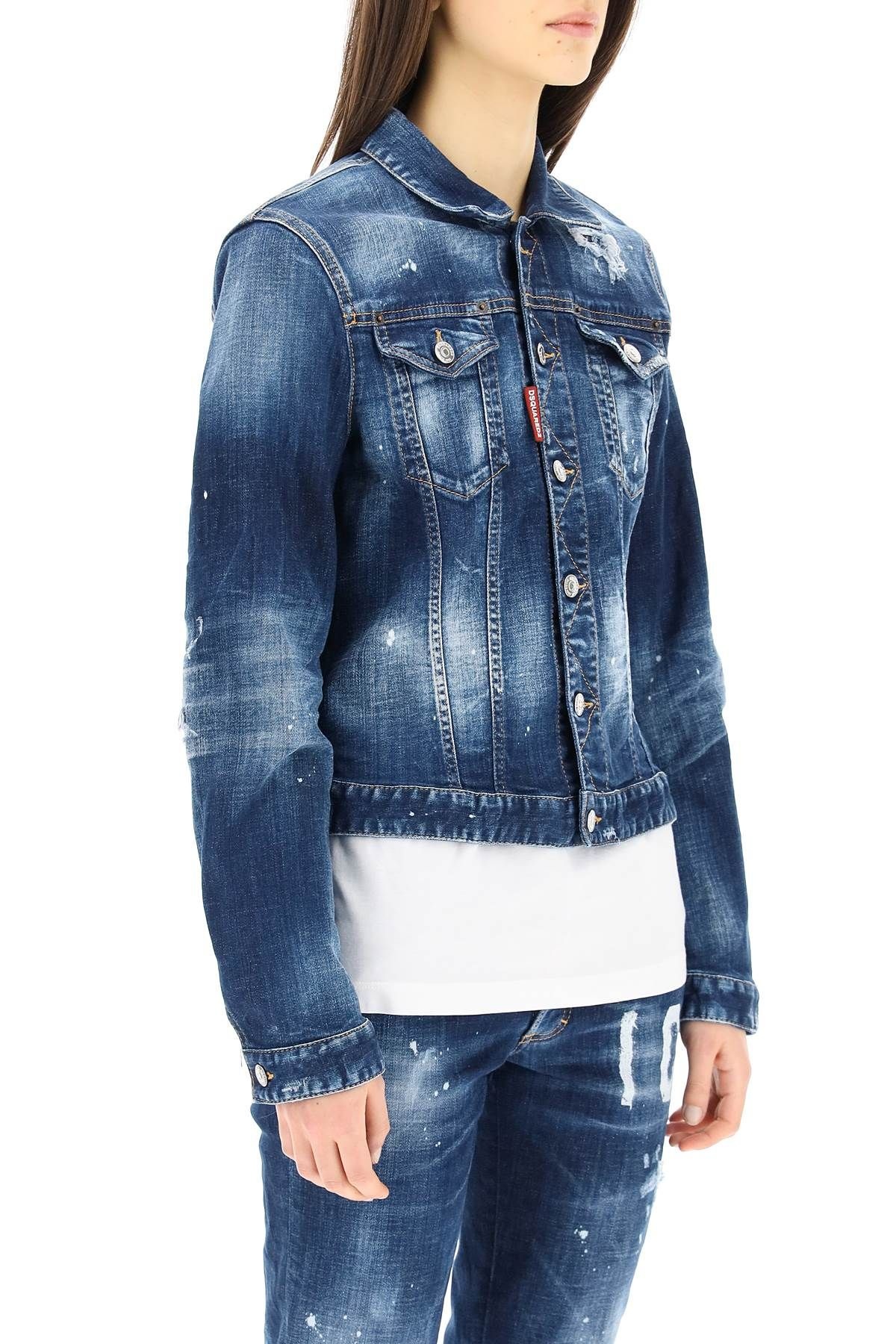 'ICON' PRINT JEAN JACKET - 3