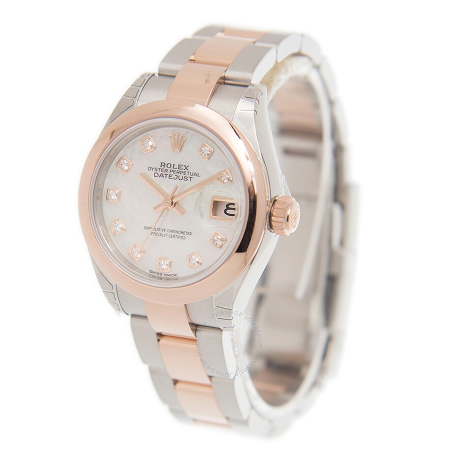 Rolex Lady Datejust Mother of Pearl Diamond Oyster Watch 279161MDO - 3