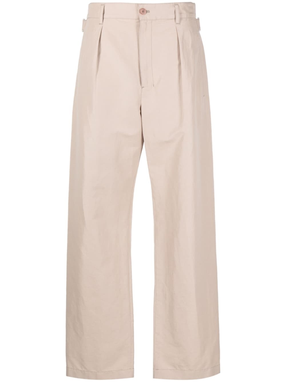 wide-leg high-waisted trousers - 1