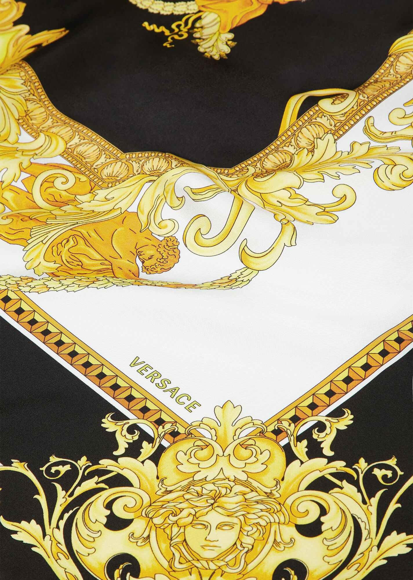 Medusa Renaissanse Print Silk Foulard - 3