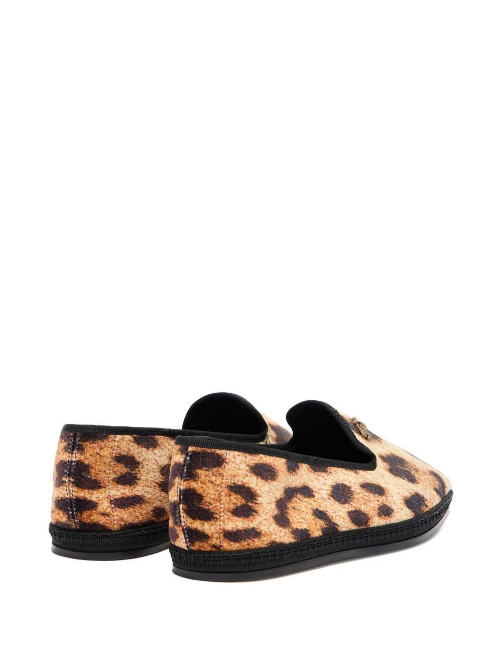 leopard-print loafers - 4