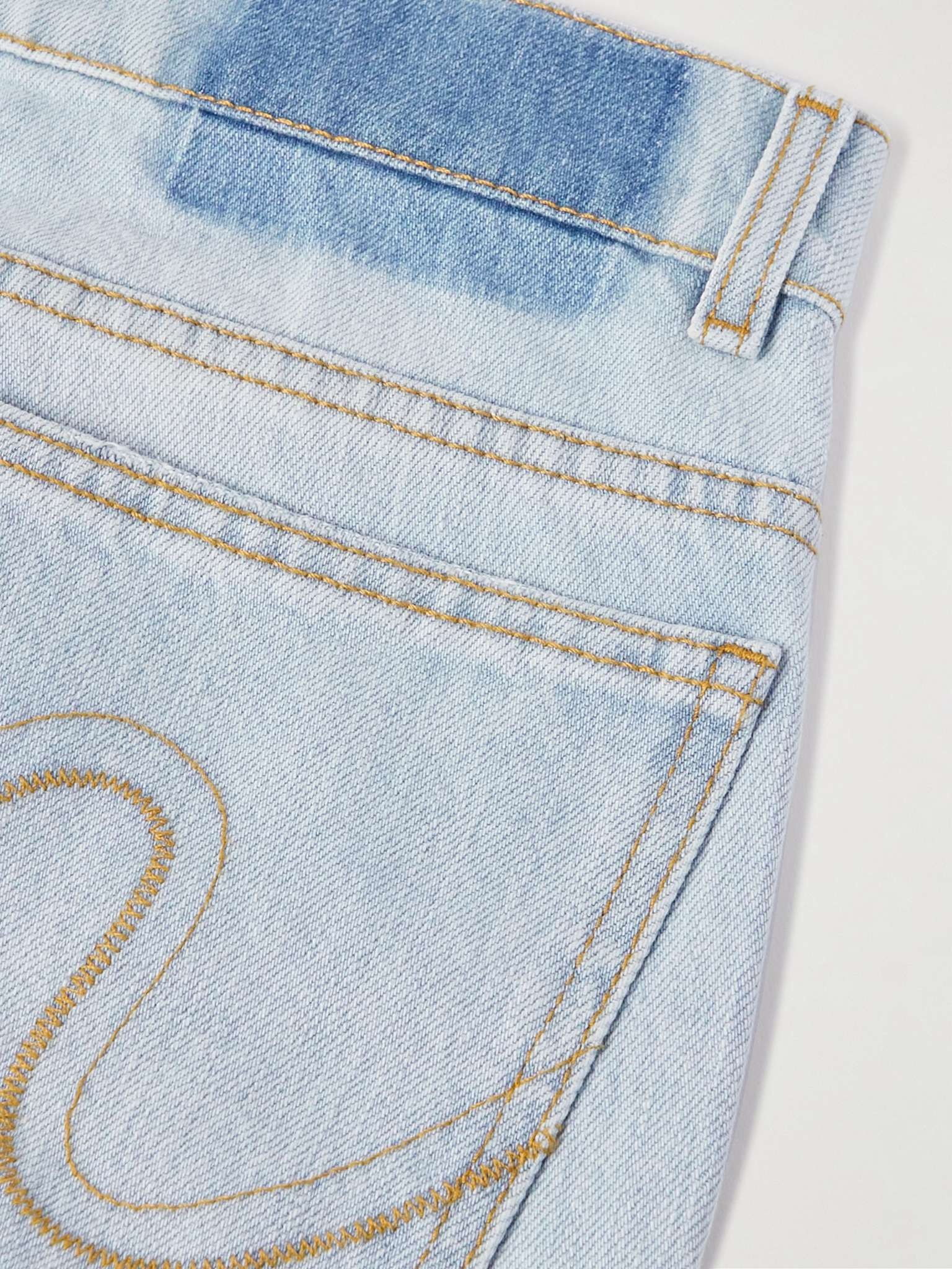Flared Distressed Jeans - 5