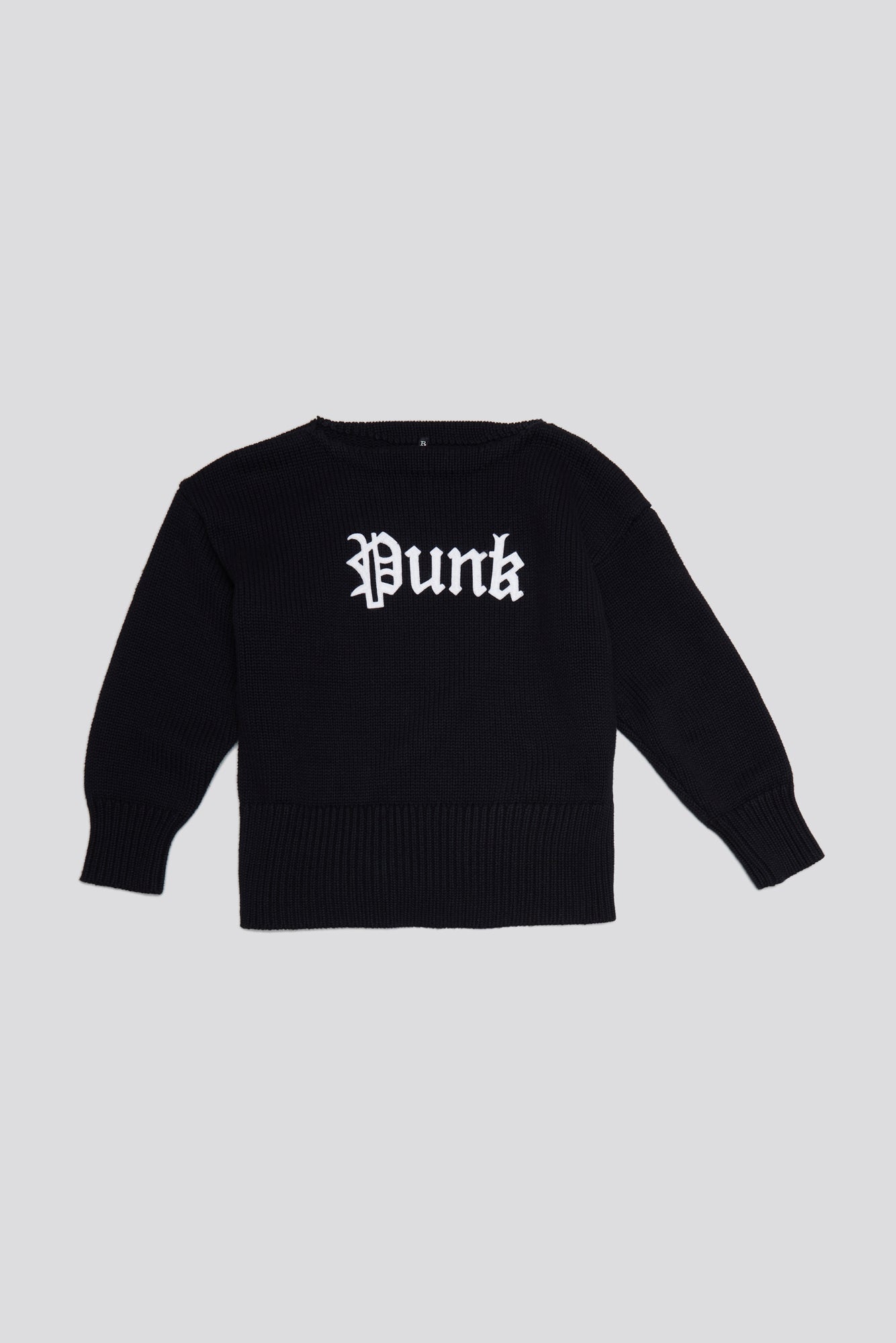 SHRUNKEN PUNK SWEATER - GOTHIC BLACK - 1