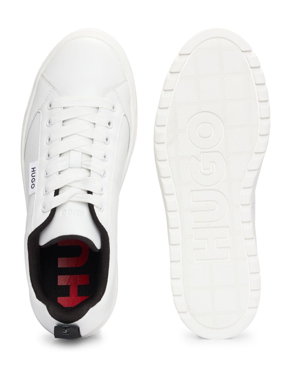 logo-patch platform sneakers - 4