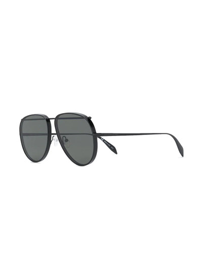 Alexander McQueen aviator sunglasses outlook