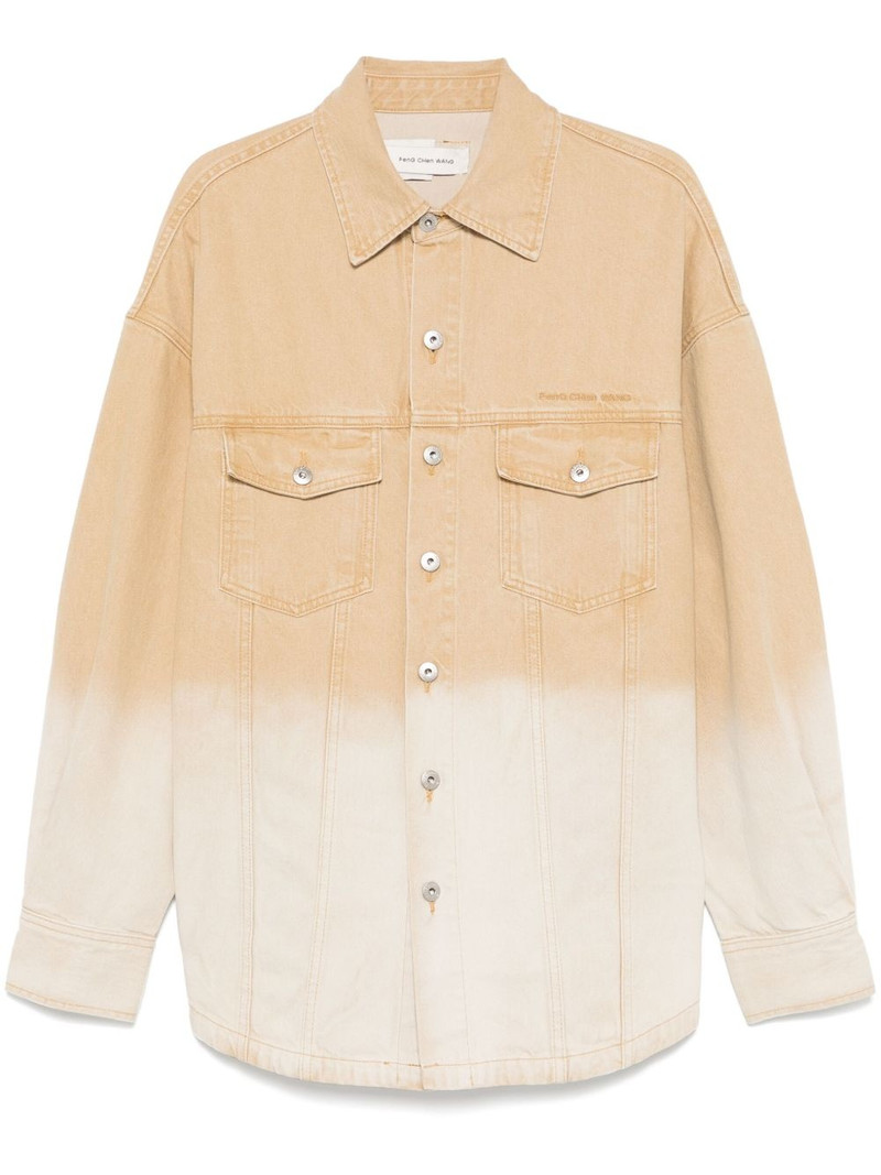 gradienf-effect denim jacket 1