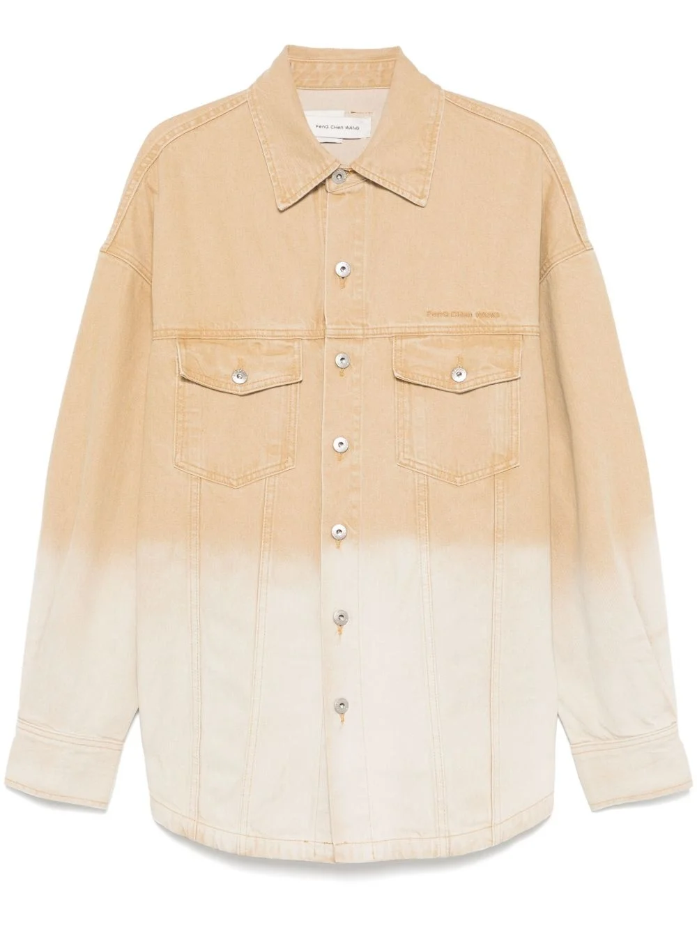 gradienf-effect denim jacket - 1