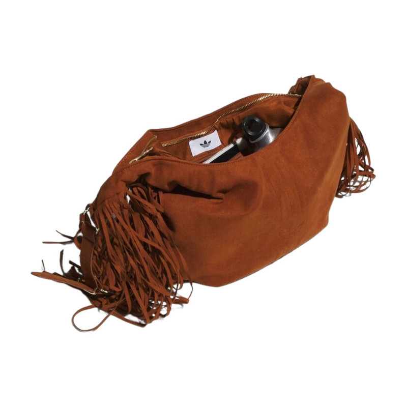 adidas (WMNS) adidas NYR Makerphase Suede Tassels Bag 'Dusky Bronze' KS8259 outlook