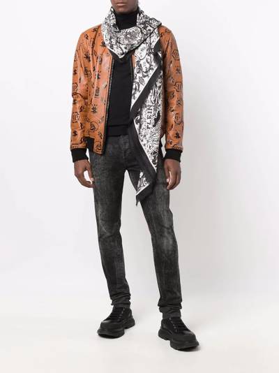 PHILIPP PLEIN New Baroque print scarf outlook