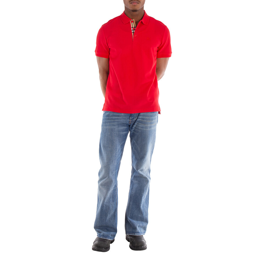 Burberry Eddie Cotton Pique Polo Shirt - 4
