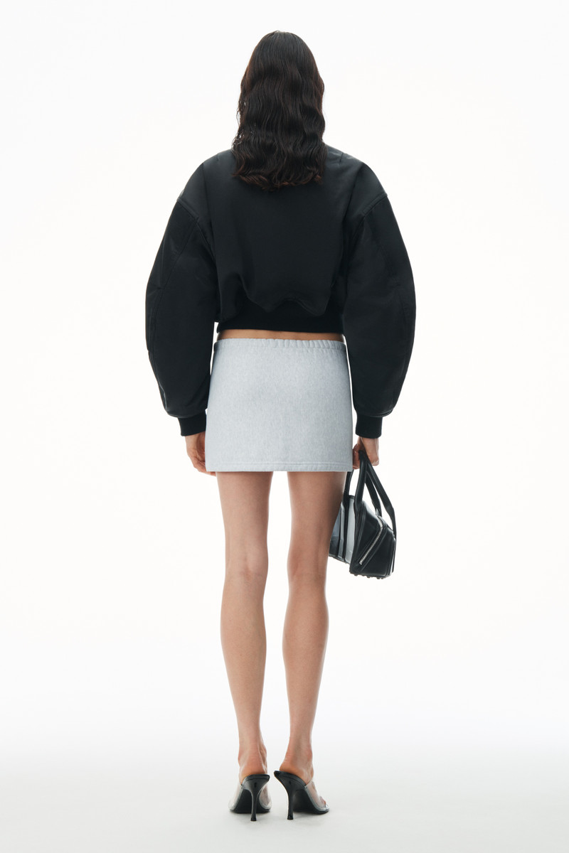 bomber jacket in sateen 4