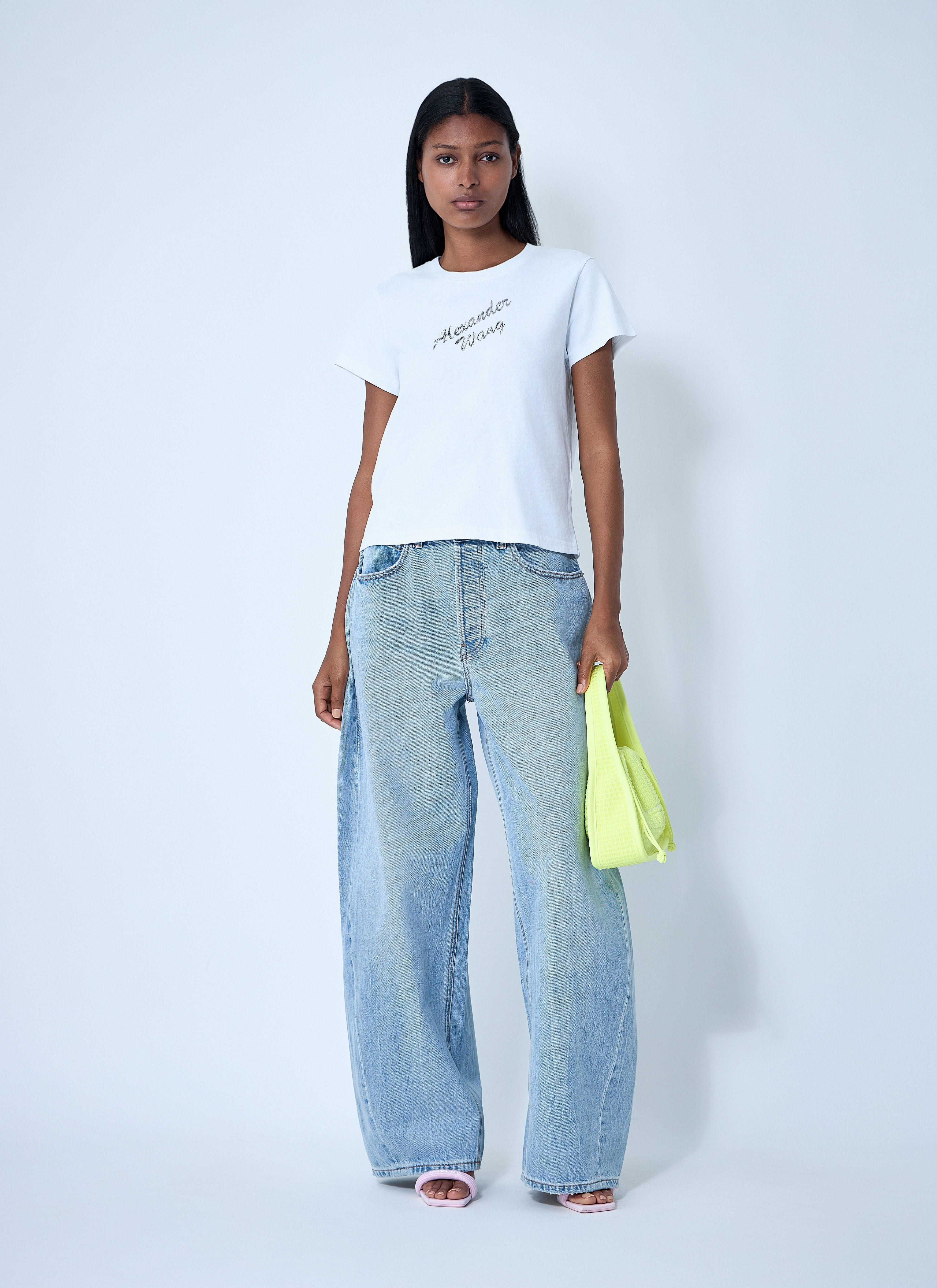 Alexander Wang Women Logo Motif T-Shirt - 2