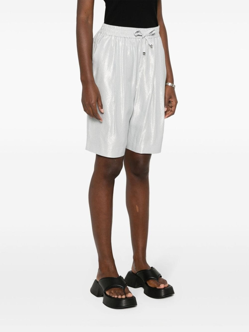 pleat-detail shorts 3