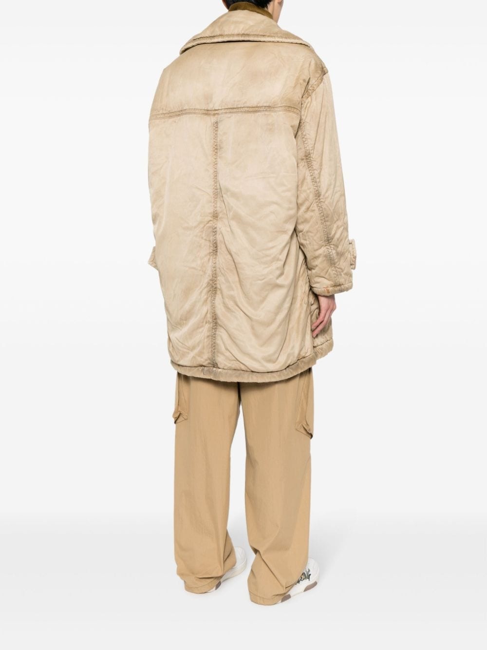 double-breasted peacoat - 4