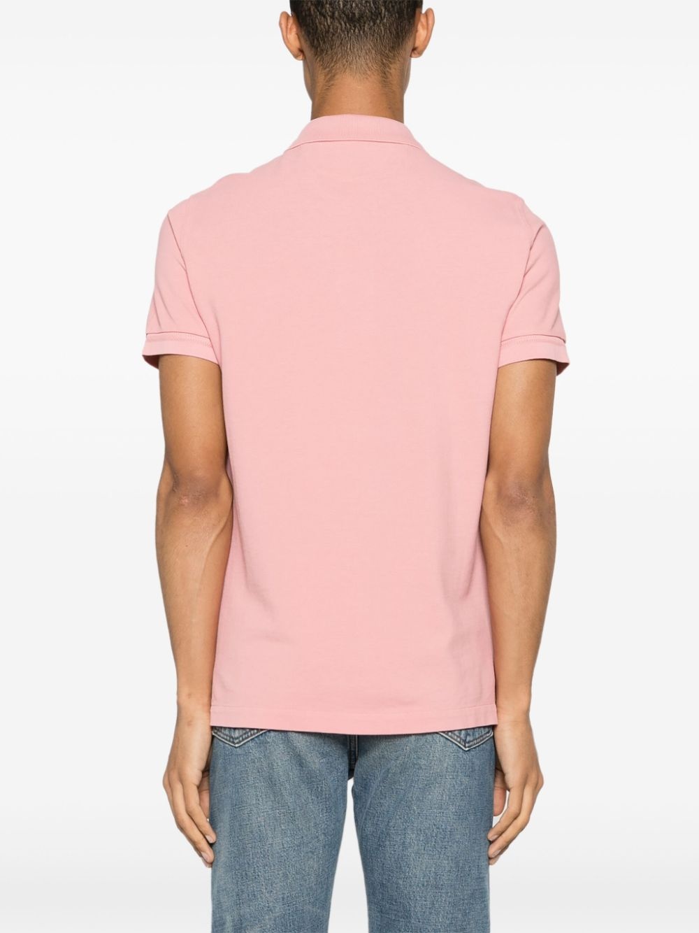 short-sleeve cotton polo shirt - 4