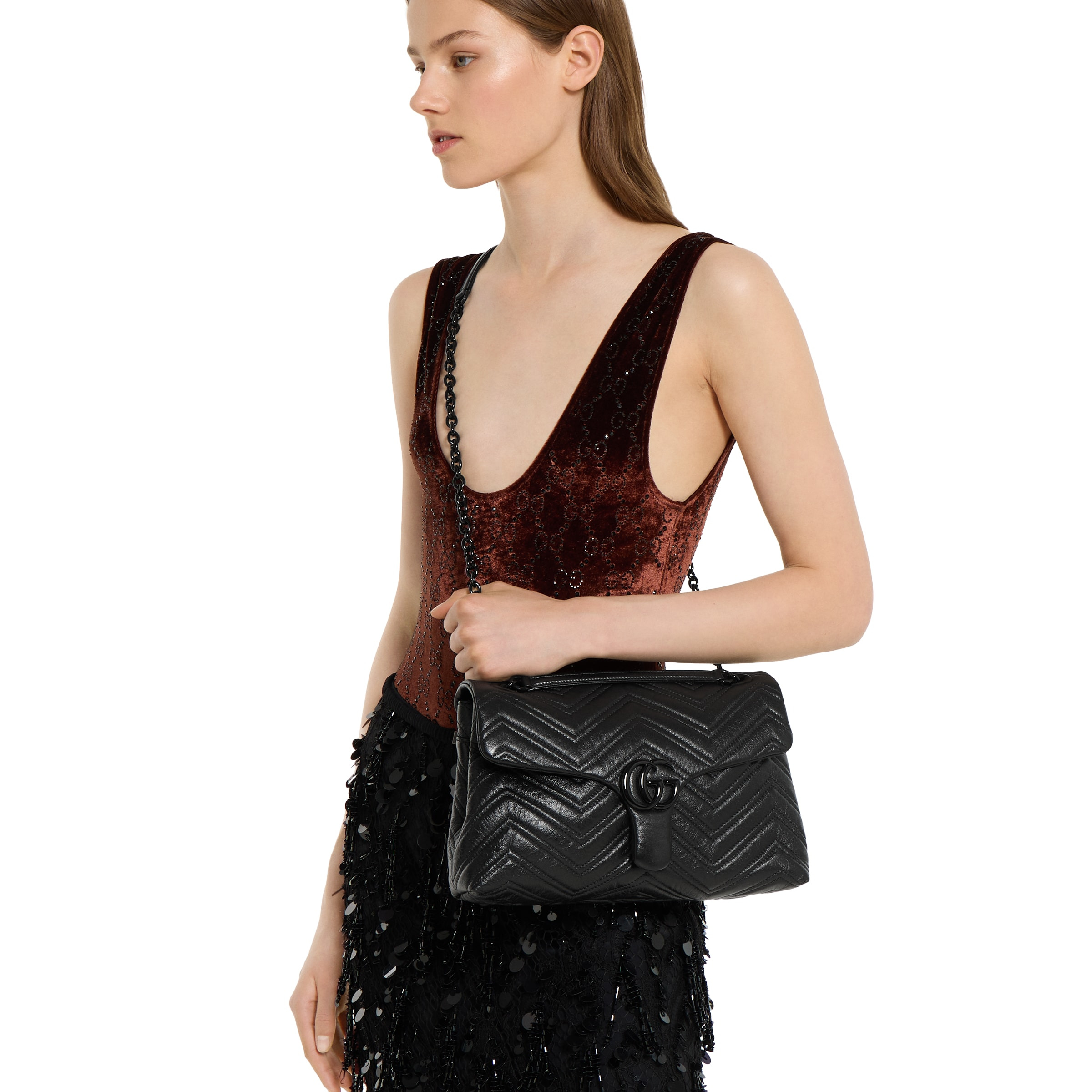 GG Marmont medium shoulder bag - 5