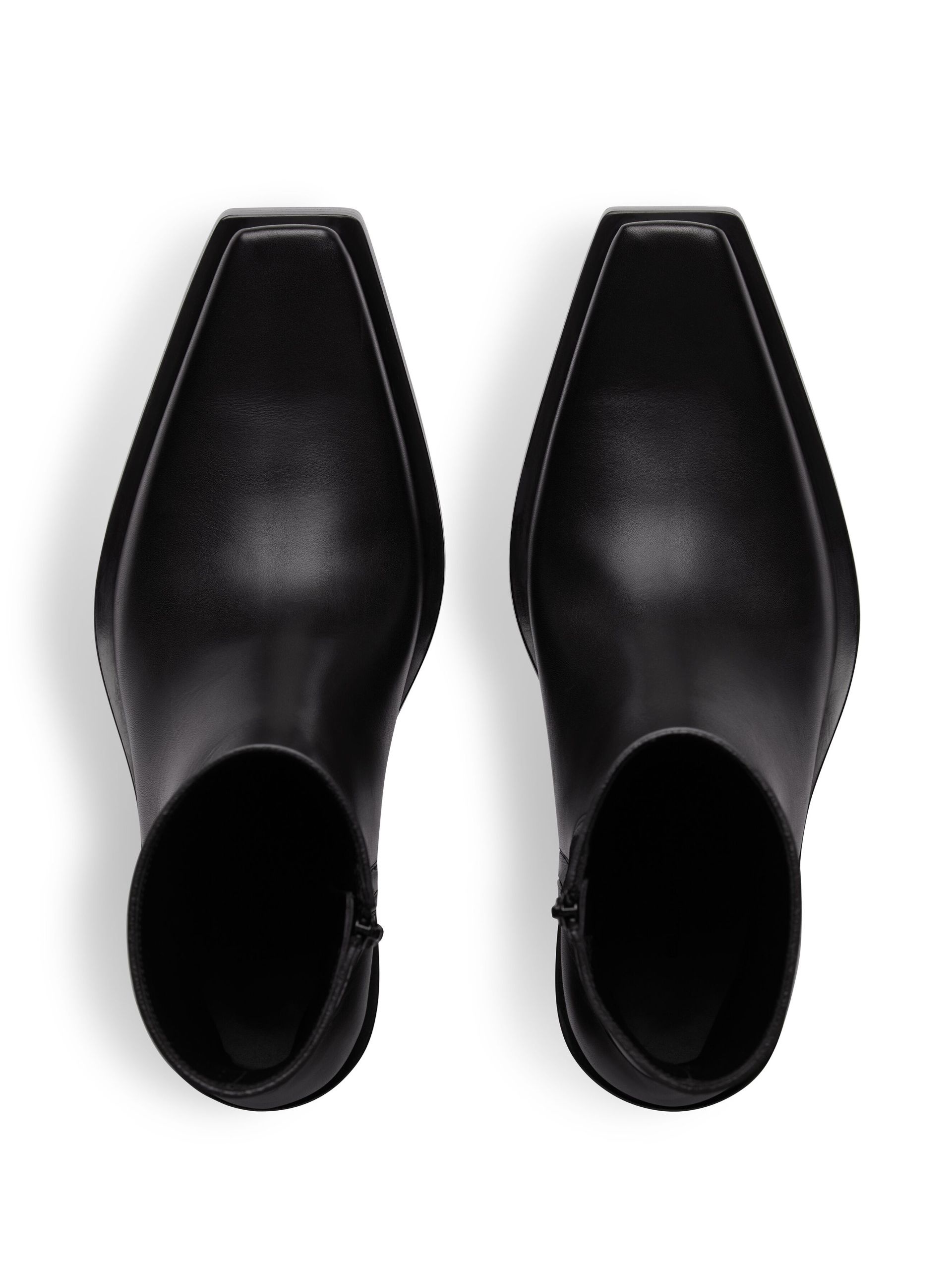 black Santiago leather boots - 4