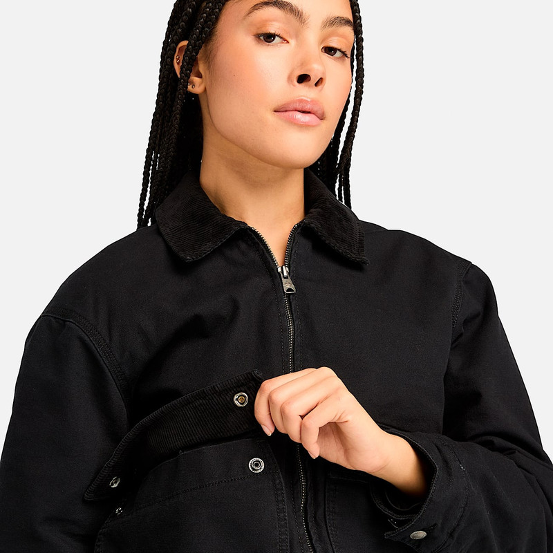 Women's Strafford Quilted Washed Canvas Jacket 4