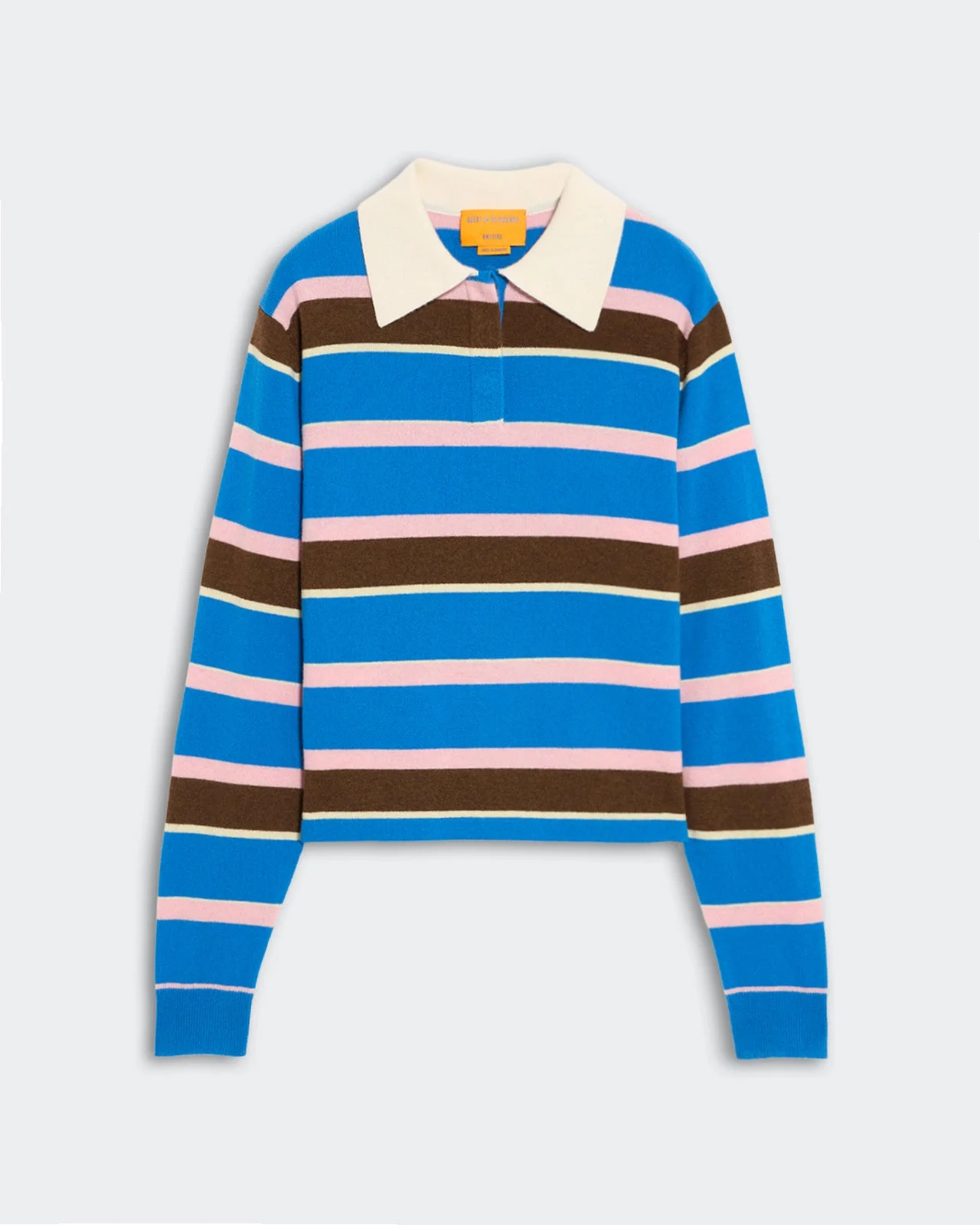 Cropped Stripe Rugby - 1