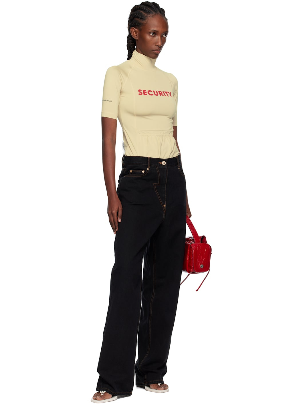 Black Straight Jeans - 4