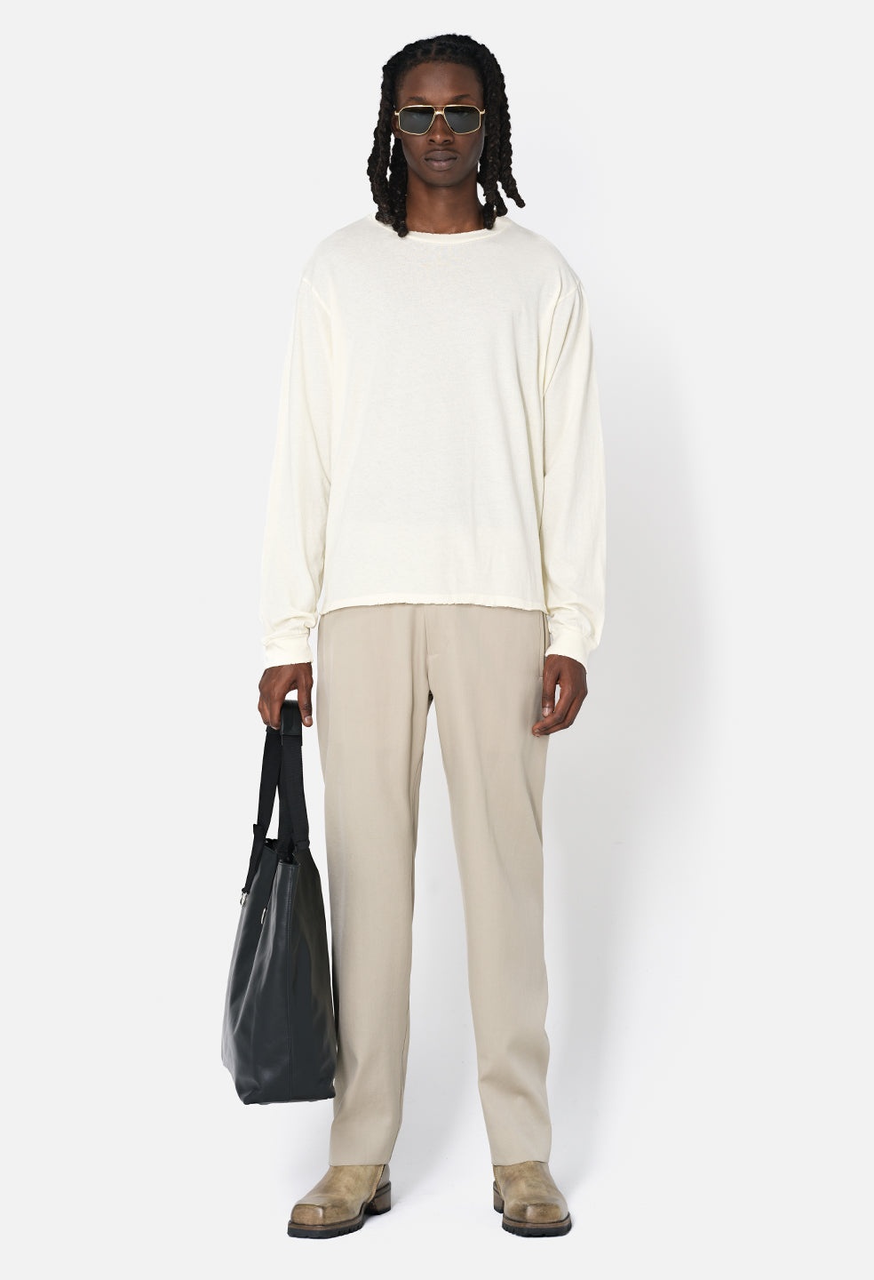 FOLSOM LS CROPPED TEE - 2