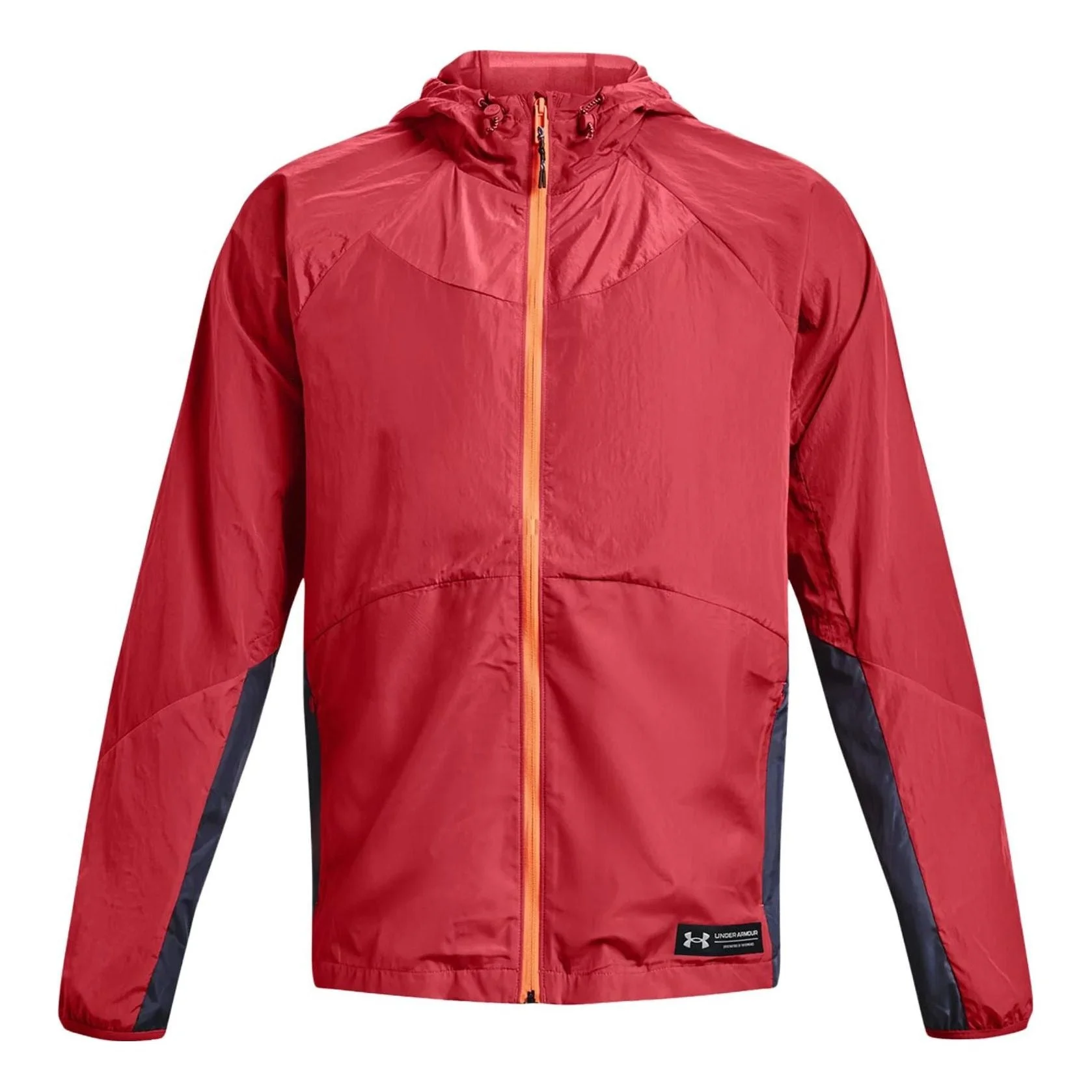 Under Armour Rush Woven Full Zip Jacket 'Coral Red' 1377181-638 - 1
