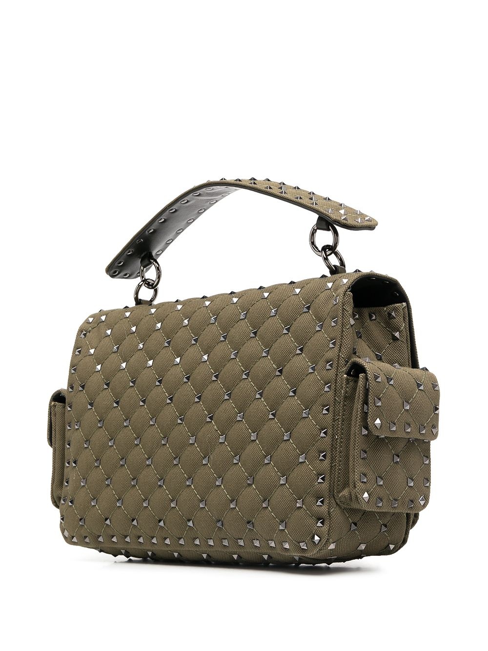 Rockstud quilted shoulder bag - 3