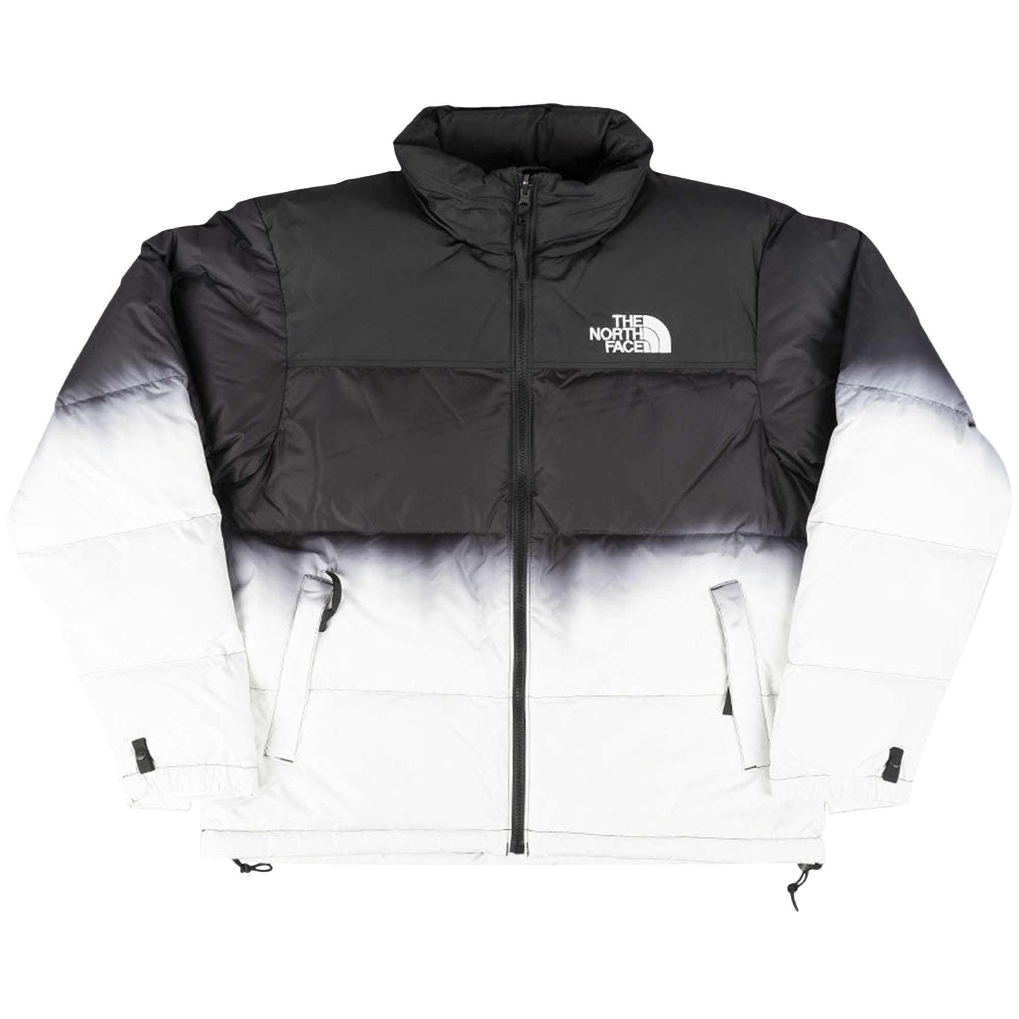 The North Face Dip Dye 1996 Retro Nuptse Jacket 'Black/White' - 1