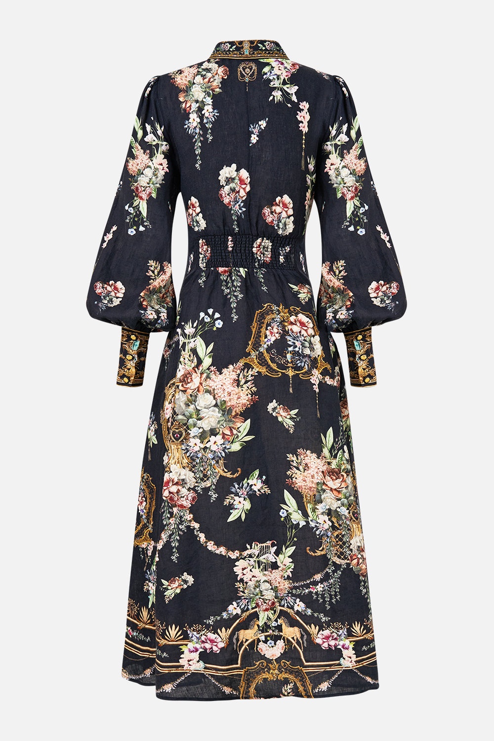 WAIST TIE SHIRT DRESS - 7