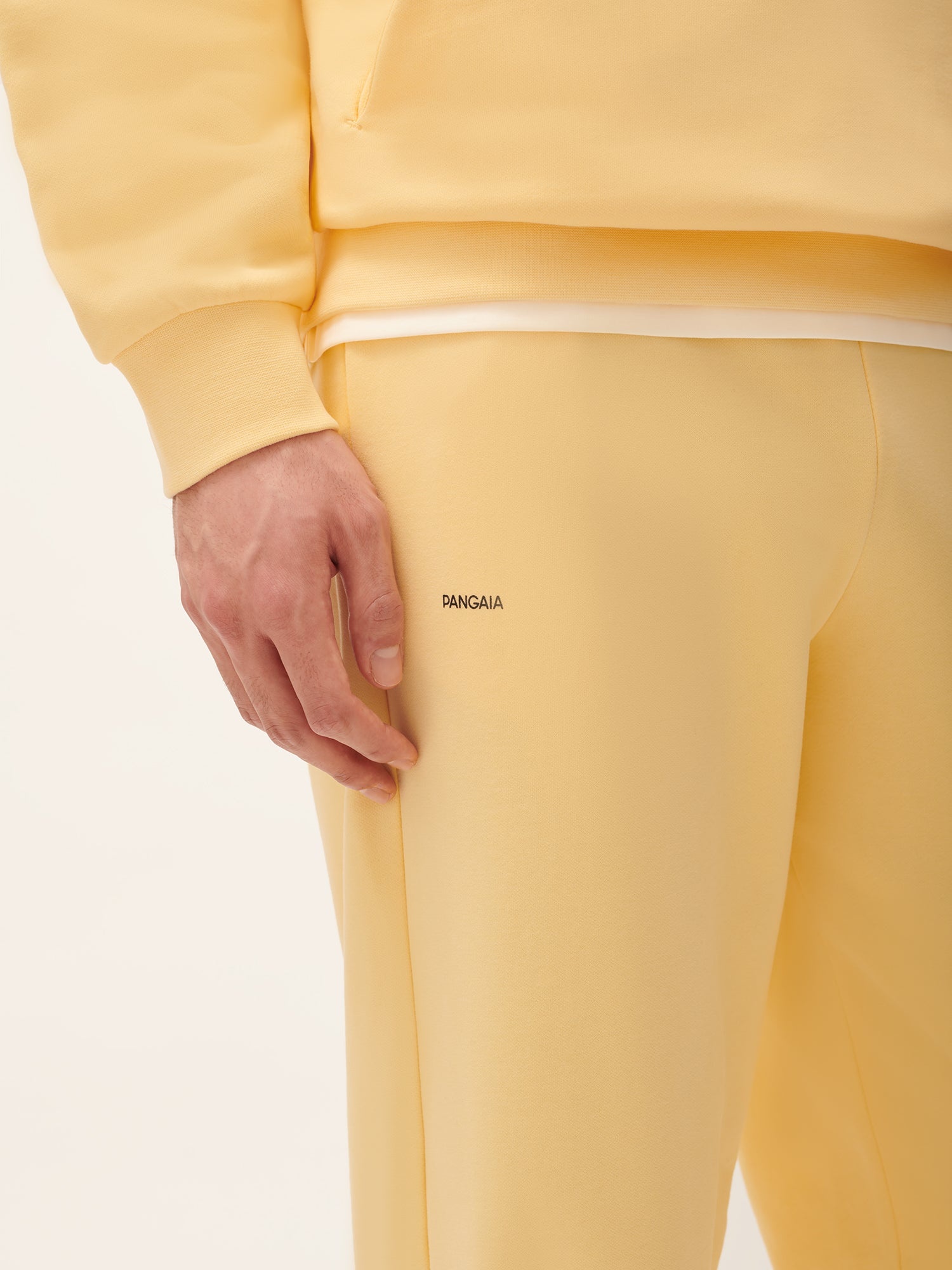 Mens 365 Midweight Track Pants - Seashell Yellow - 4