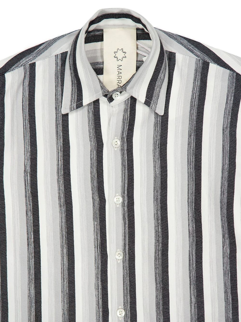 French-cuff striped shirt 5