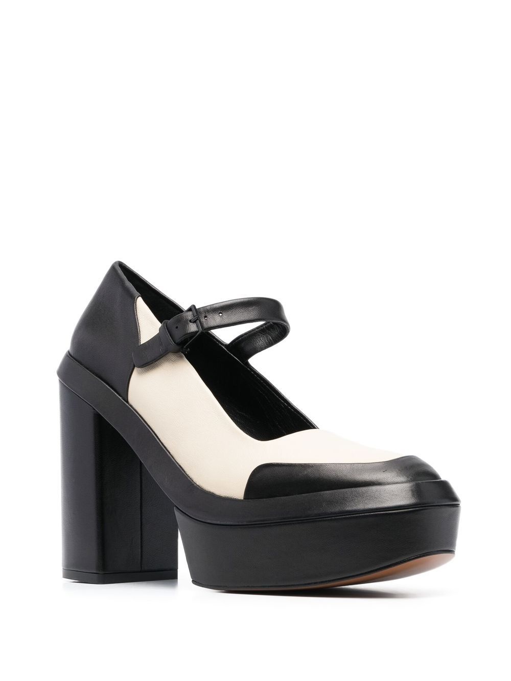 platform panelled pumps - 2