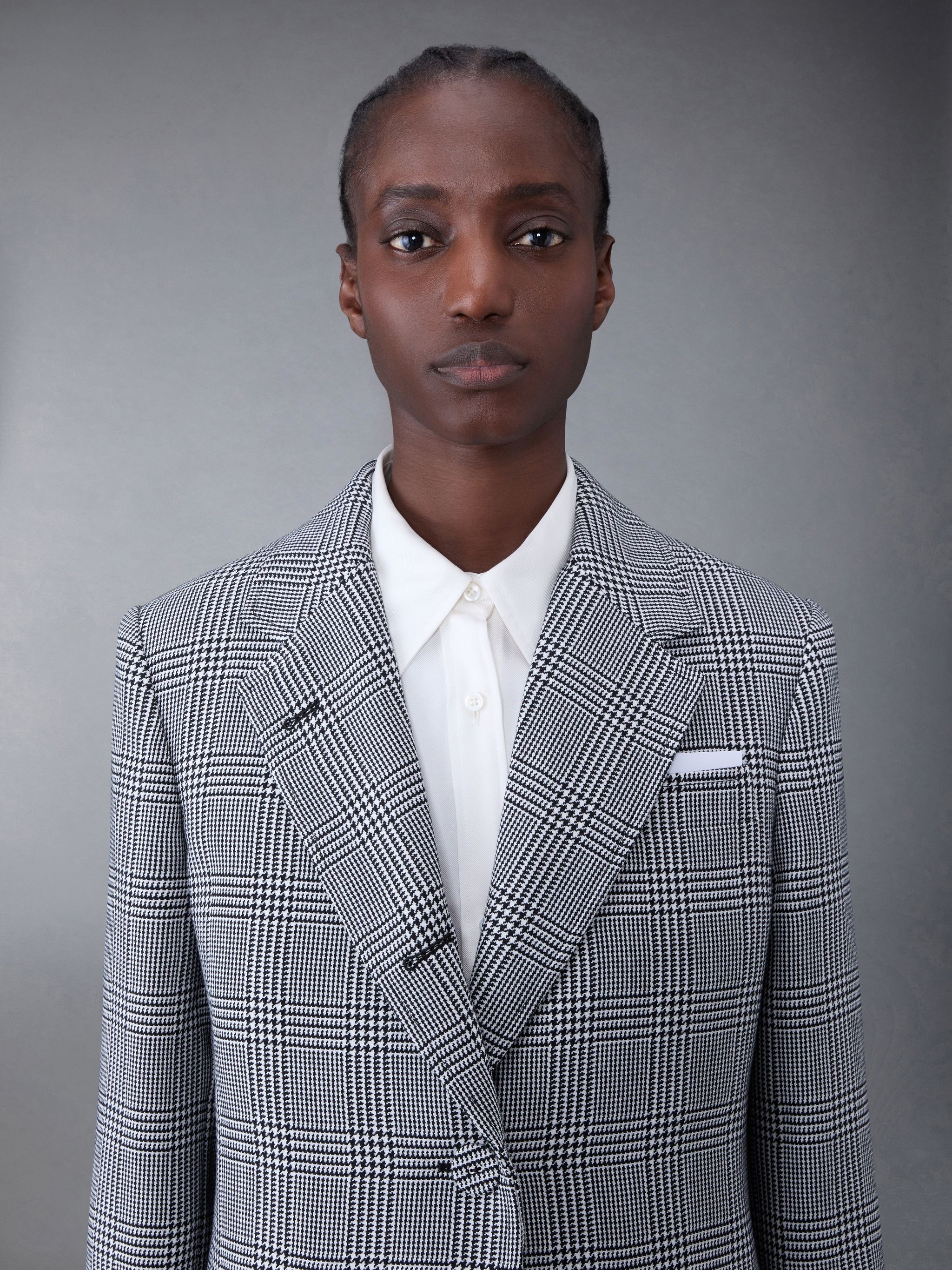 Prince of Wales Heavy Wool Suiting Wide Lapel Overcoat - 4