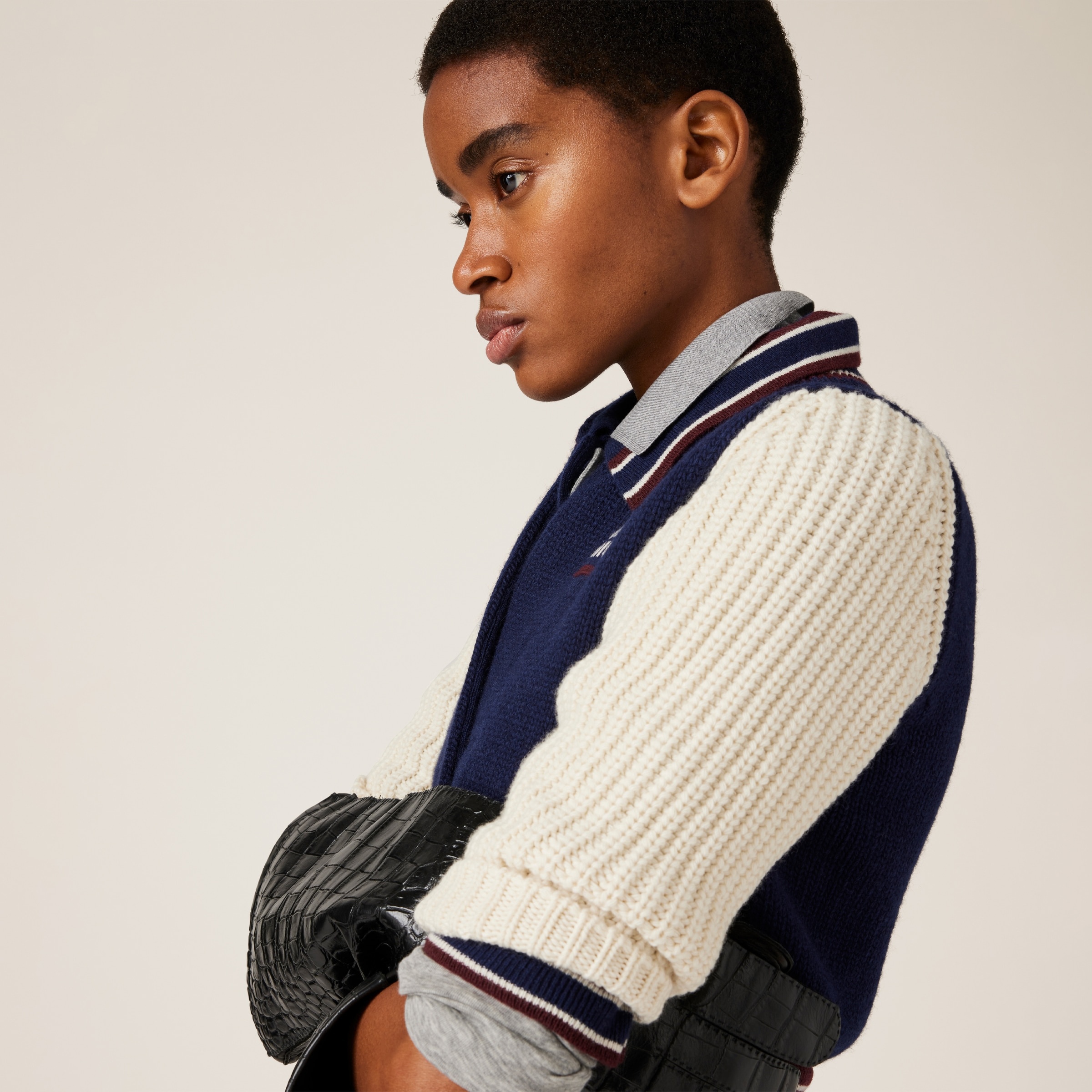 Wool and cashmere cardigan - 6