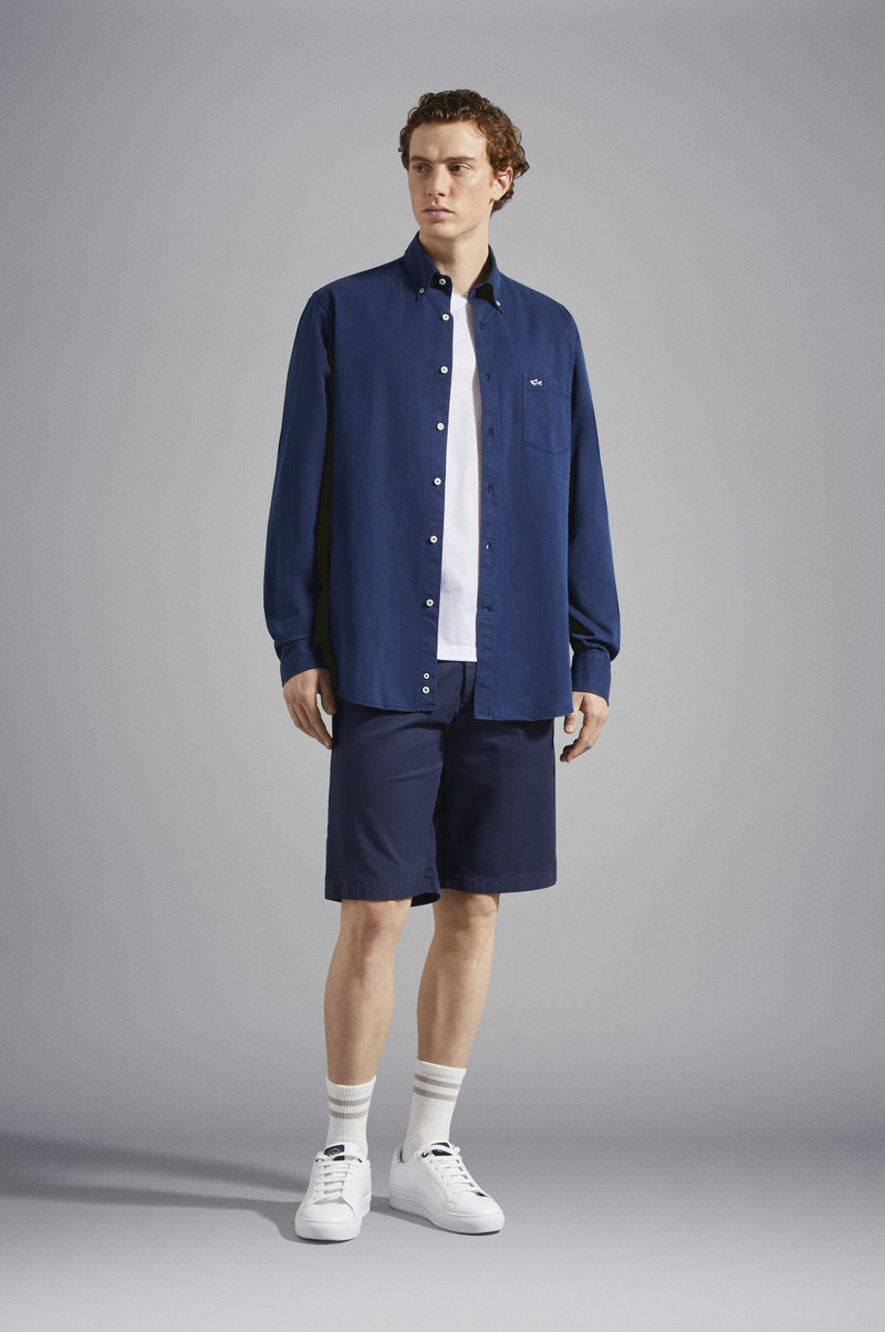 Paul & Shark COTTON T-SHIRT WITH EMBROIDERED LOGO outlook