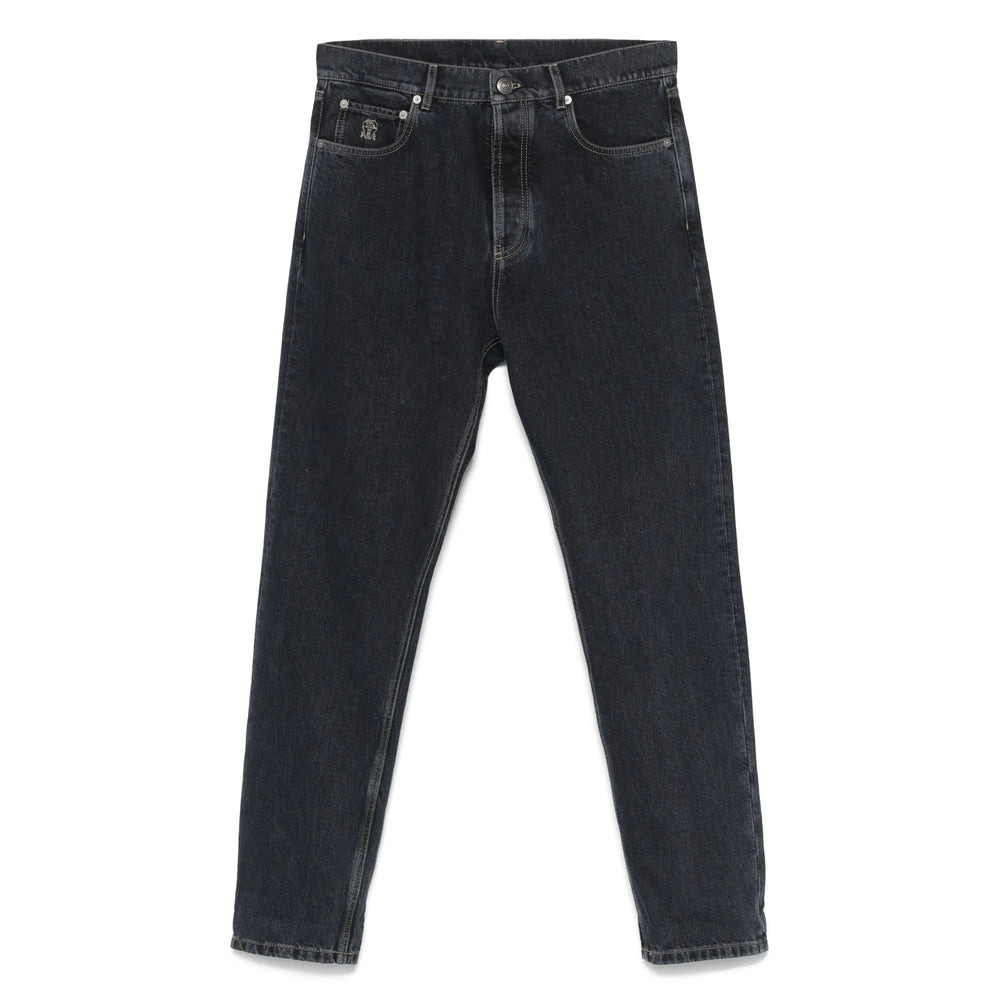 Brunello Cucinelli Blue Denim - Slim-Fit Jeans Men - 1