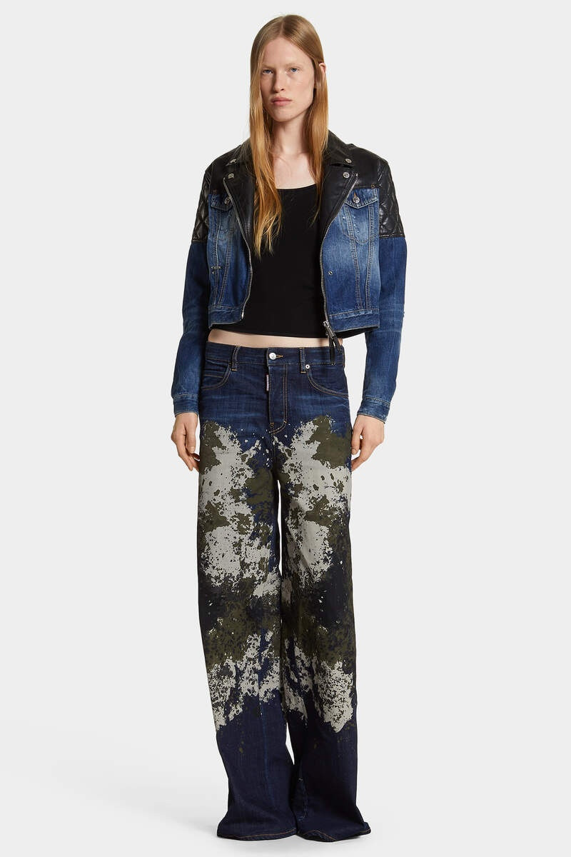 DARK URBAN CAMO WASH TRAVELLER JEANS 3