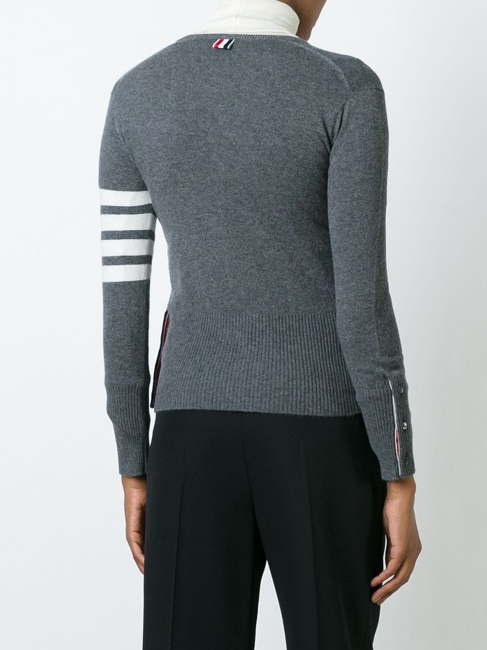 4-bar stripe cardigan - 4