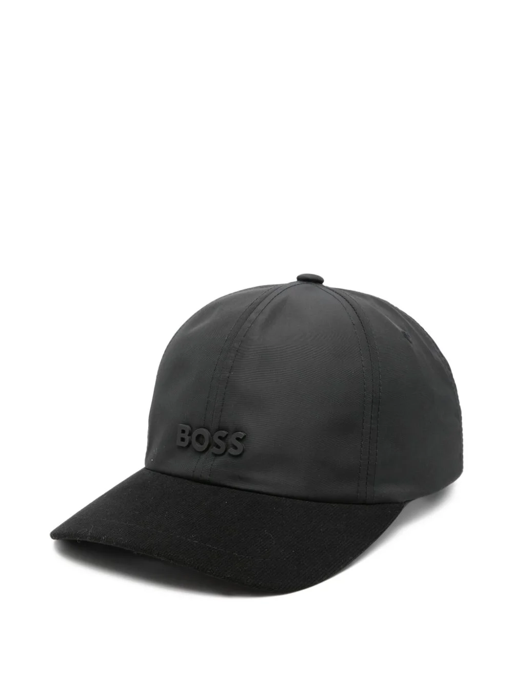 logo-embossed cap - 1