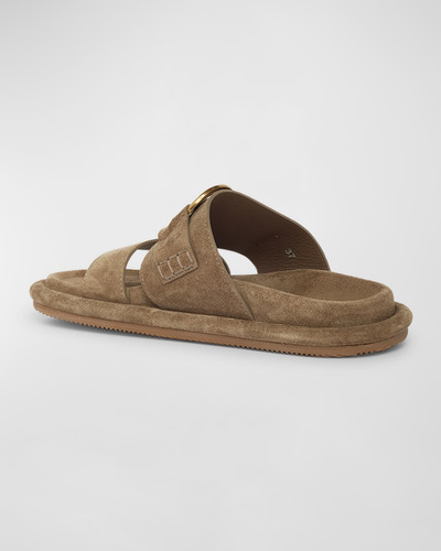 Moncler Bell Suede Logo Slide Sandals outlook